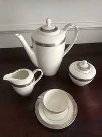 Zestaw porcelany serwis Pierre Cardin garnitur kawowy dla 6 osób