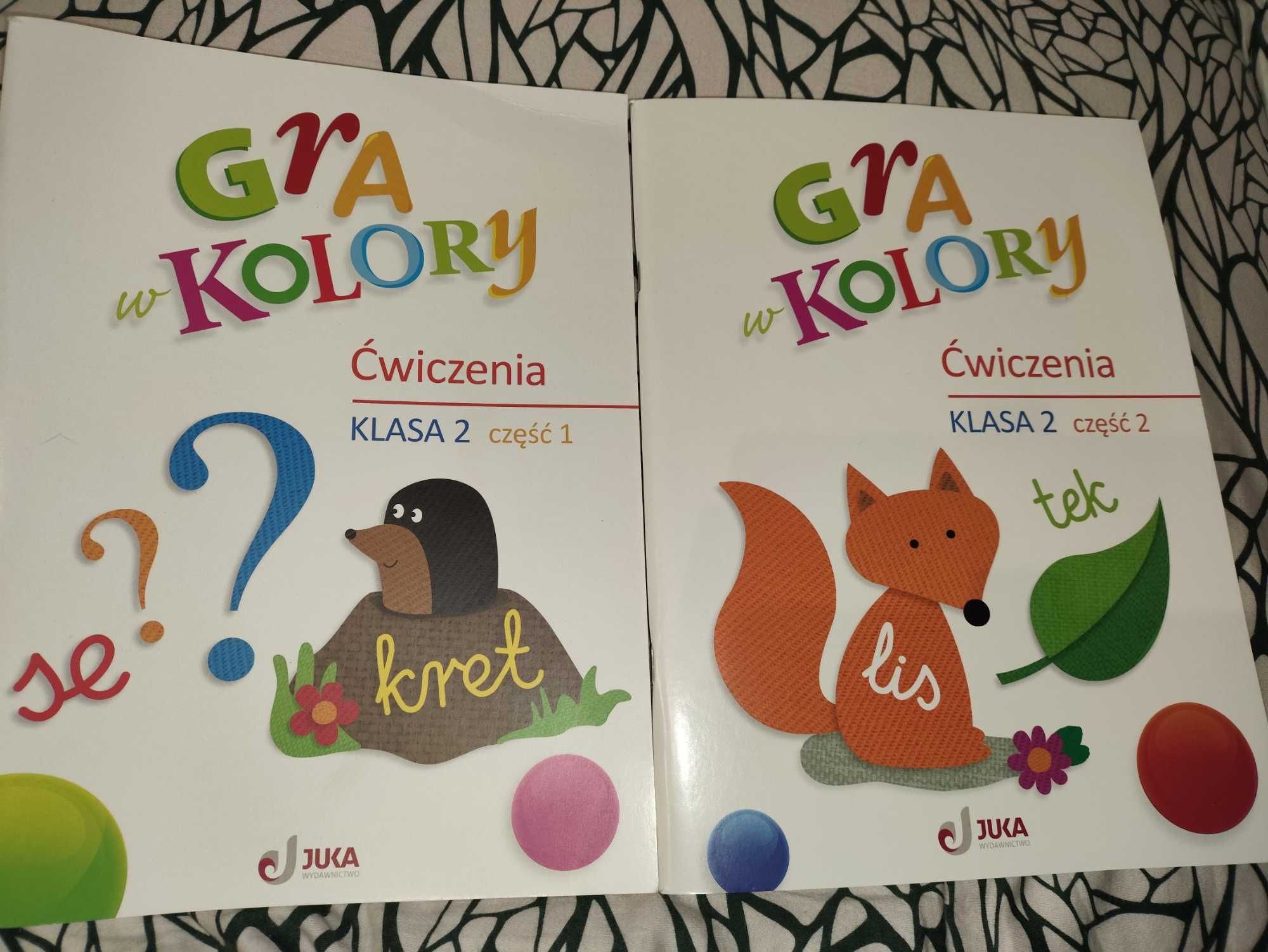Ćwiczenia gra w kolory klasa 2 juka