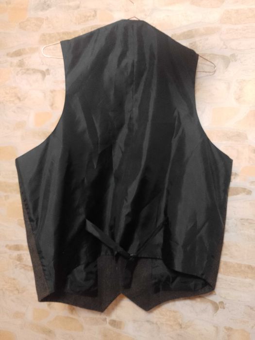 (2XL) ASOS/ Wełniana kamizelka garniturowa z Londynu