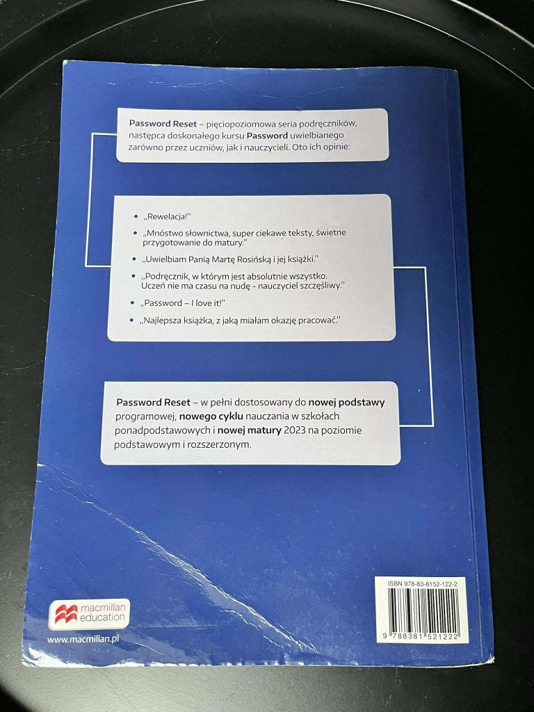 password reset b2+ komplet