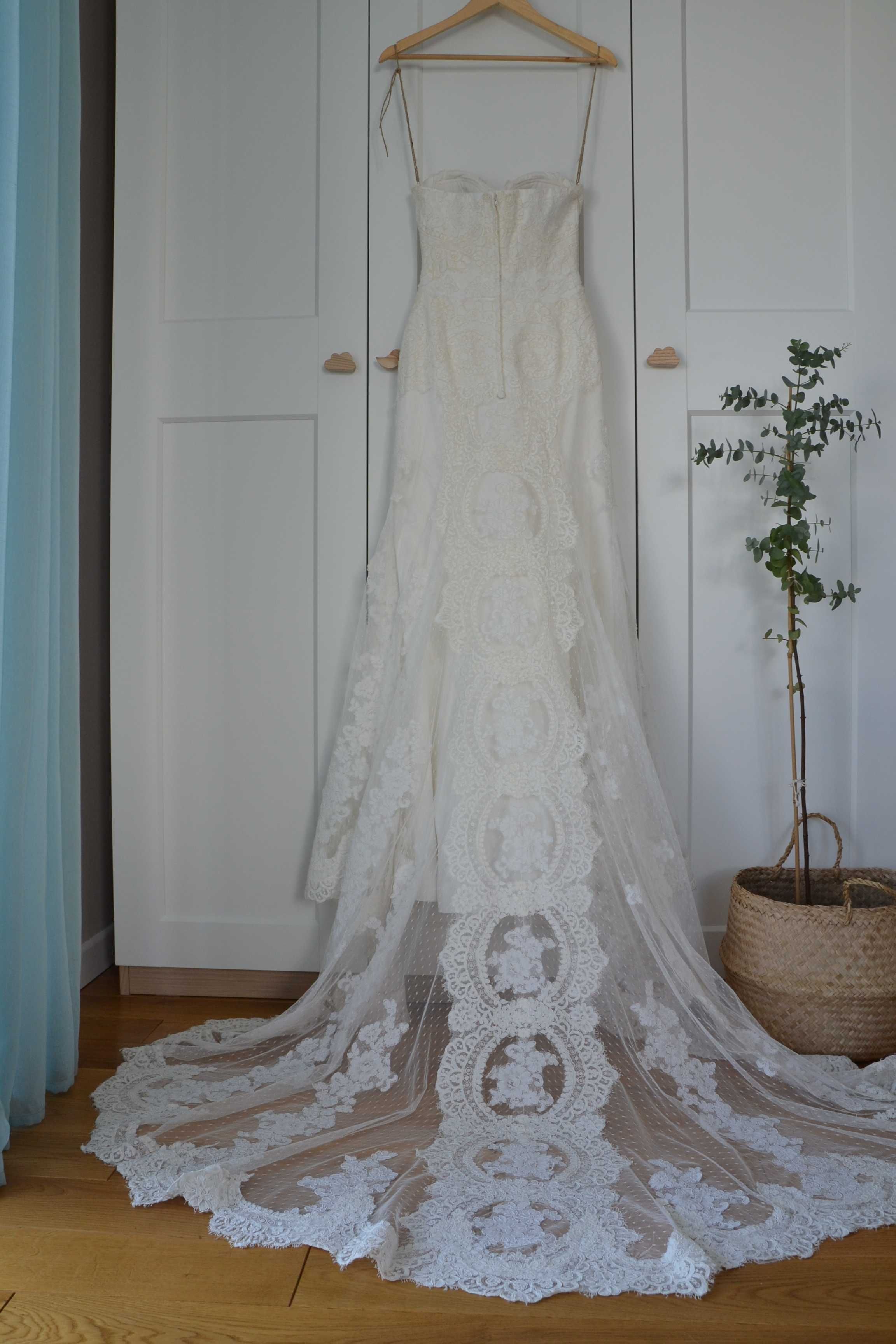Suknia ślubna rozmiar 34 -ponadczasowy klasyk, romantyczna, kobieca