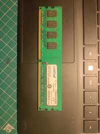 Memória RAM DDR2 CRUCIAL CT25664AA667 (1 x 2 GB - 667 MHz - CL 5