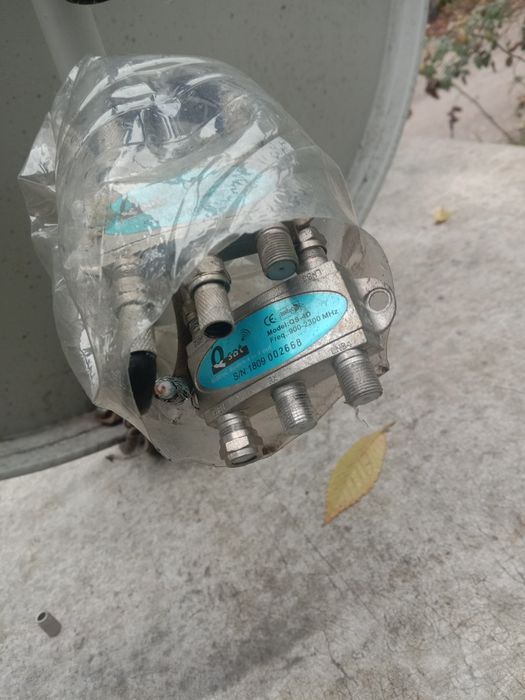 Тарелка на три головки + два тюнериа + кронштейн.