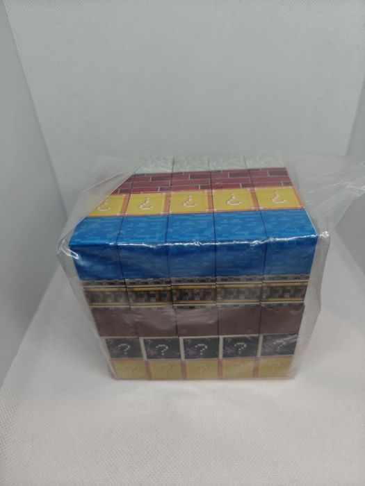 100 szt. Klocki magnetyczne konstrukcyjne jak Minecraft