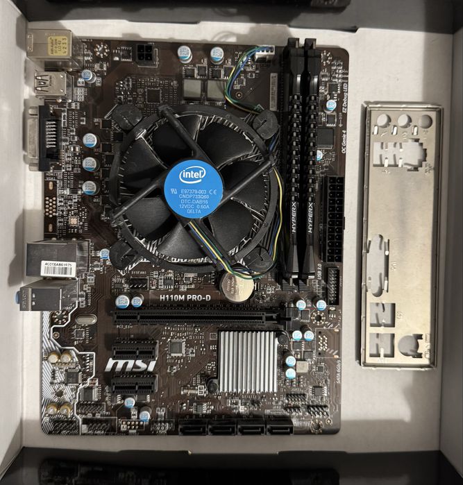 Płyta Główna MSI H110M Pro Intel i5 6500 8GB DDR4 2133 Kingston HyperX