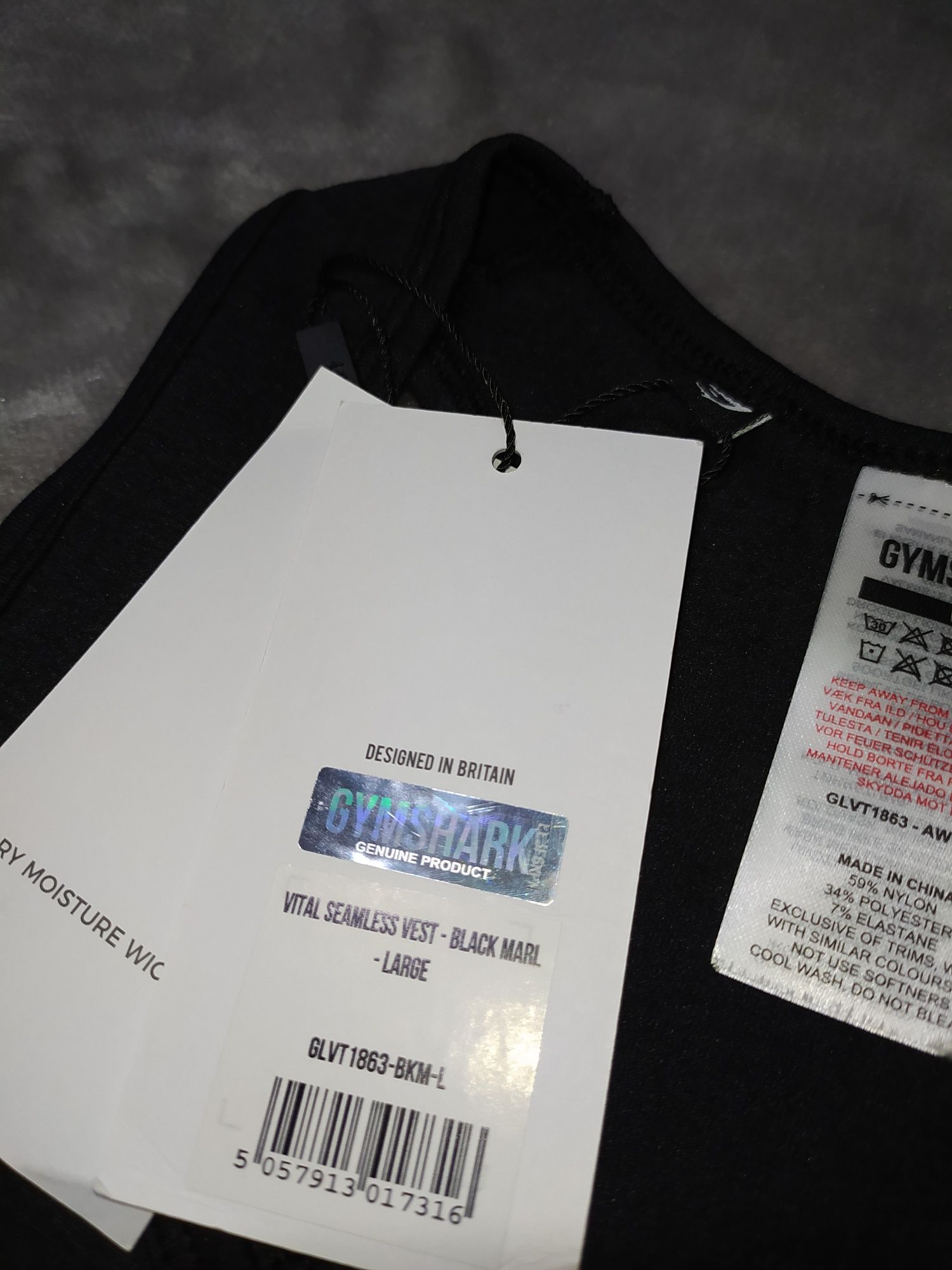 Gymshark (L) vital seamless vest майка жіноча