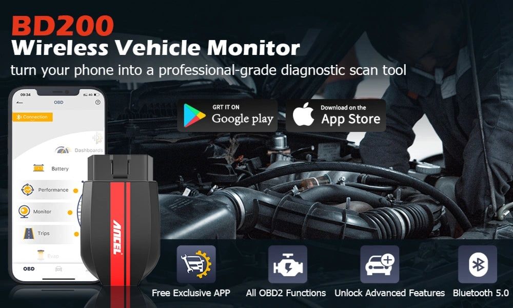 Ancel bd200 автосканер  OBD2