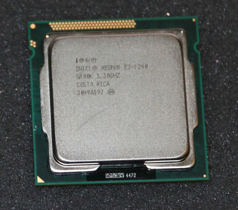 Intel Xeon e3-1240, аналог i7-2600 сокет 1155