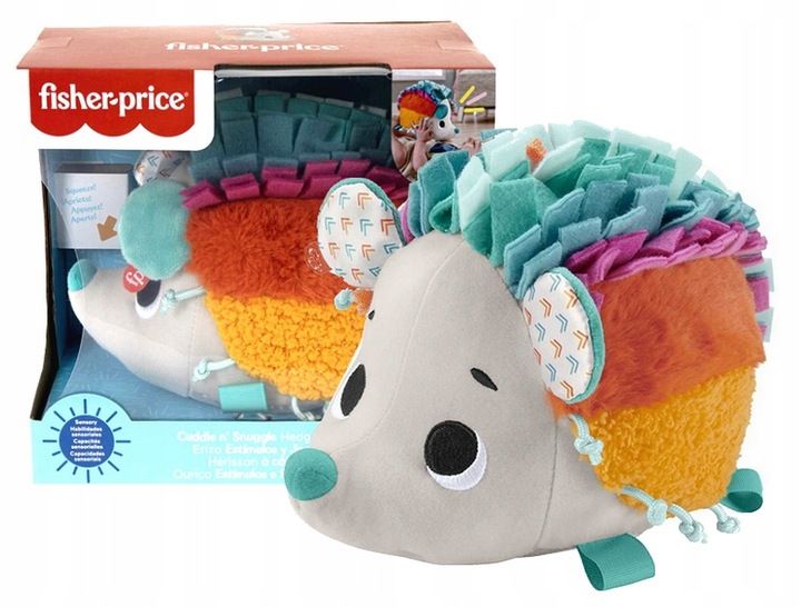 Fisher Price Kolorowy Jeż Zabawka Sensoryczna