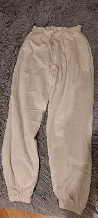 Spodnie wiosenne, letnie beżowe Zara 13-14 lat, 158-163 cm