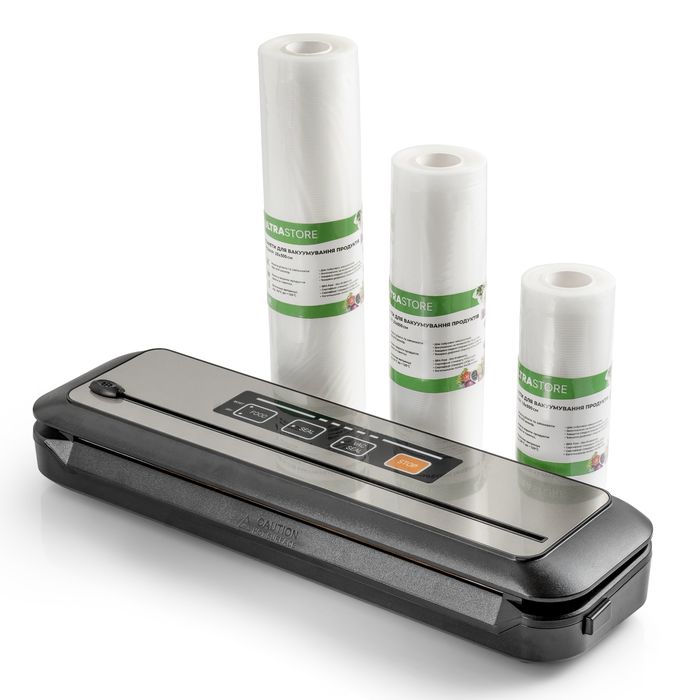 Вакууматор VS6621 кухонний 110 Вт 60 кПа + пакети для вакууматора