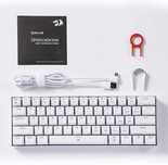 Klawiatura REDRAGON DRAGONBORN K630 BIAŁA RGB 60%, 61 klawiszy