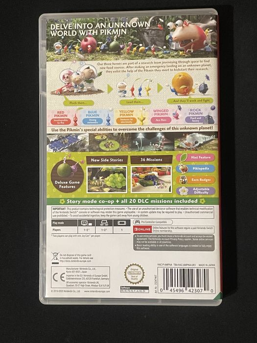 Pikmin 3 Deluxe Nintendo Switch