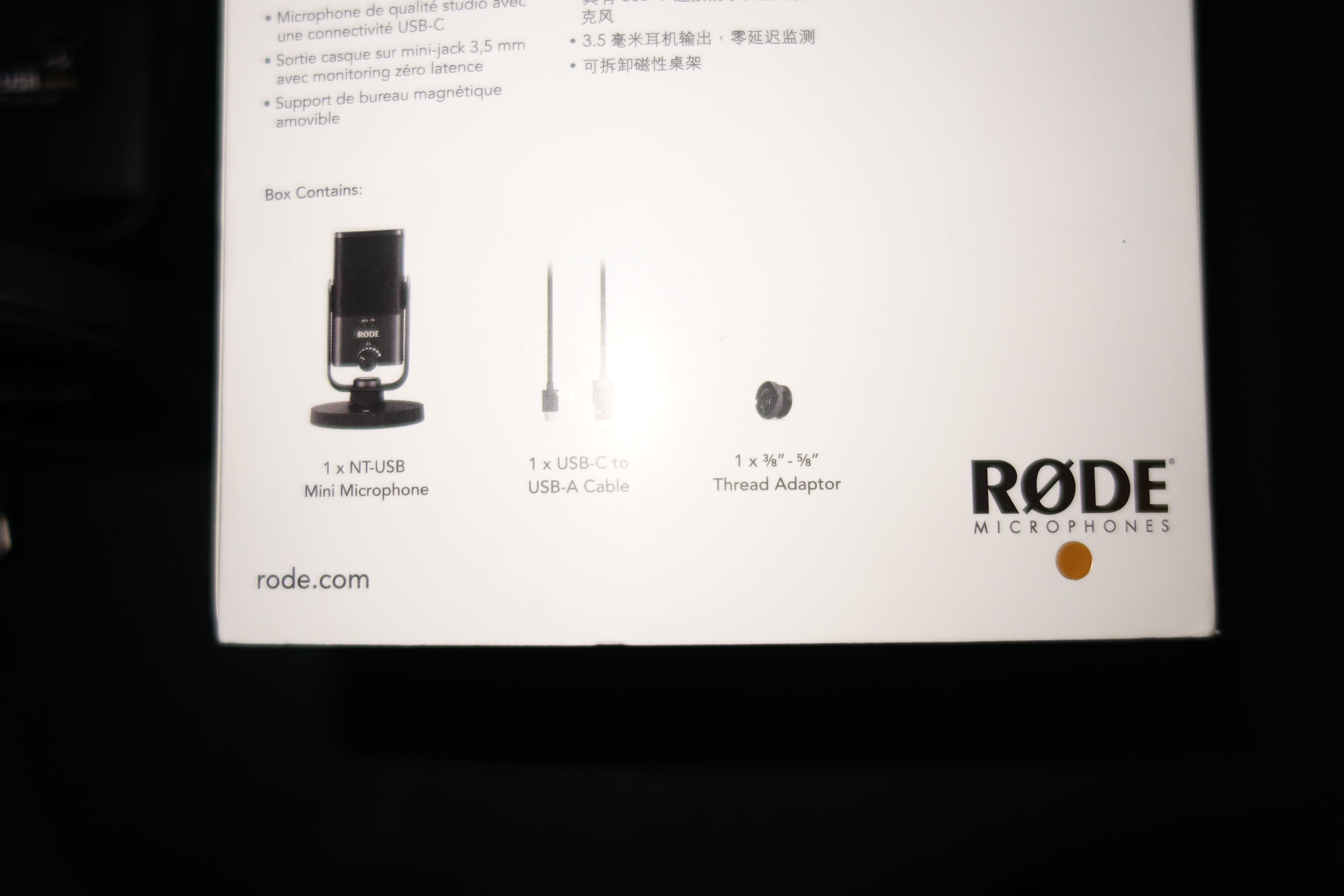 Rode NT-USB Mini-Microfone de estúdio