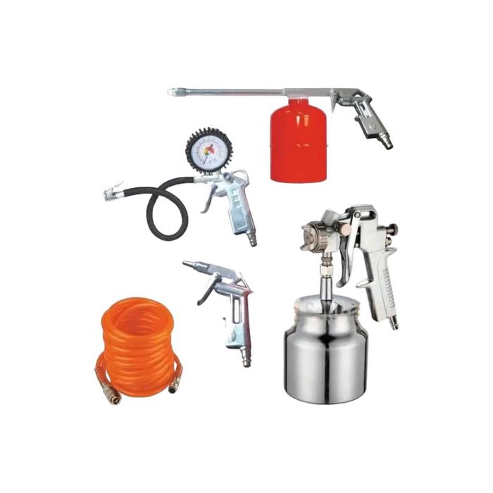 Набір пневмоінструментів 5 шт для компресора KIT-5PG WERK пневмонабор