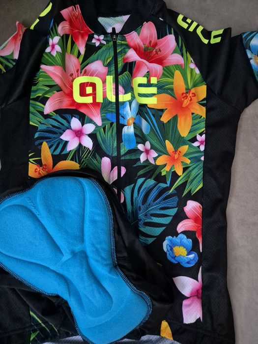 Koszulka "ale" i spodenki rowerowe rockrider 10 lat