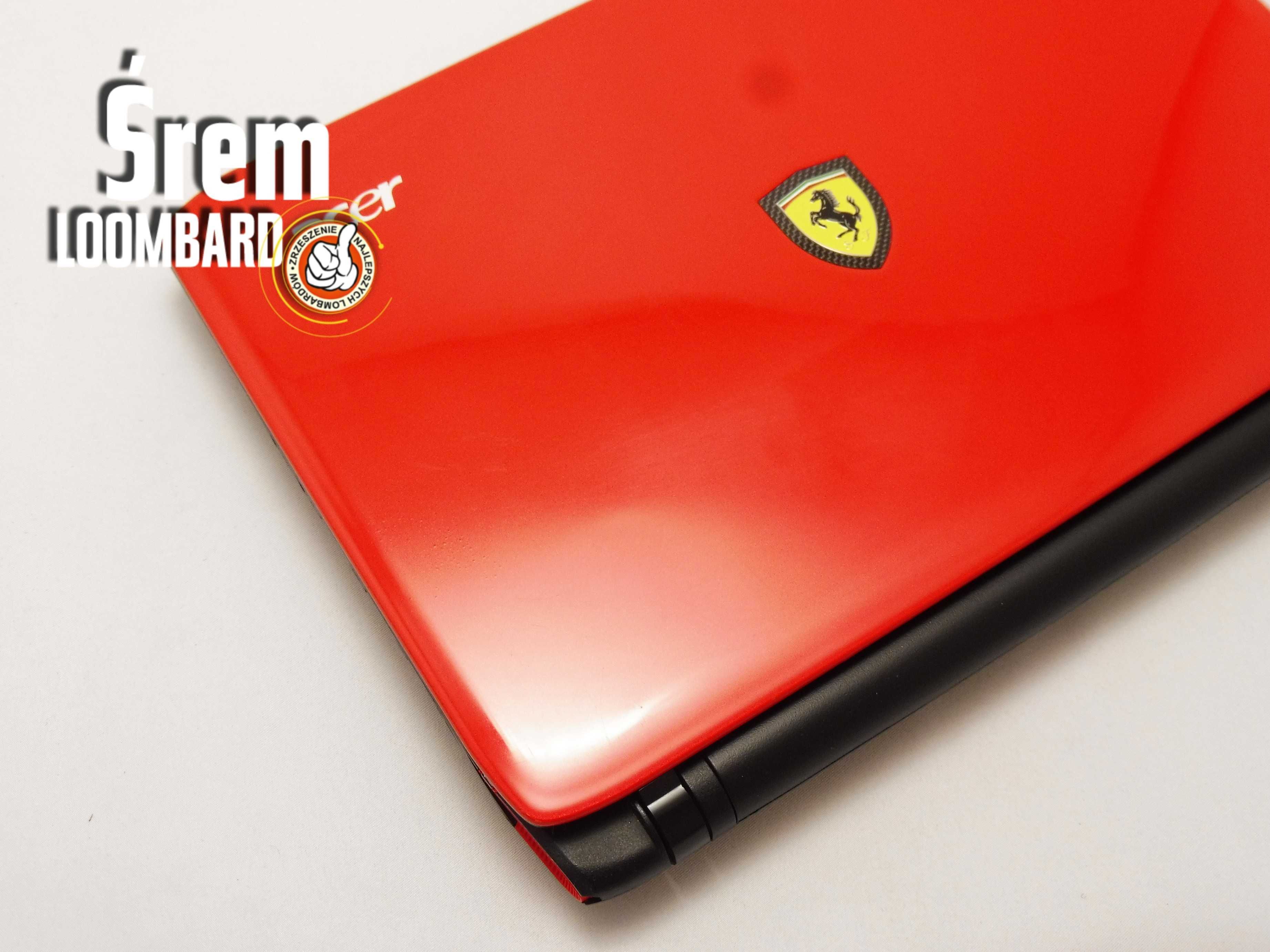 Laptop Acer Ferrari One, Athlon X2, 4gb/500gb, win 7, kpl, db stan!