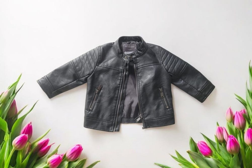 Ramoneska, kurtka z eko skóry rozmiar74