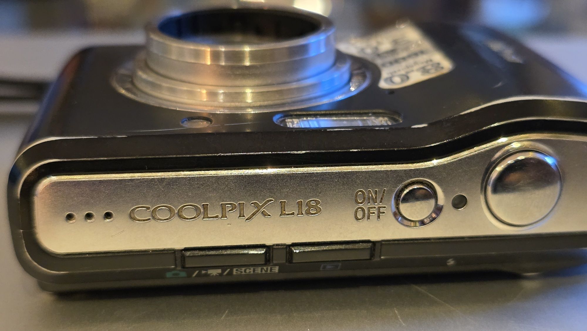 Aparat Nikon Coolpix L18, na części lub do naprawy