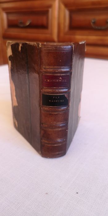 " Pan Tadeusz" 1886r. Miniatura. Adam Mickiewicz.
