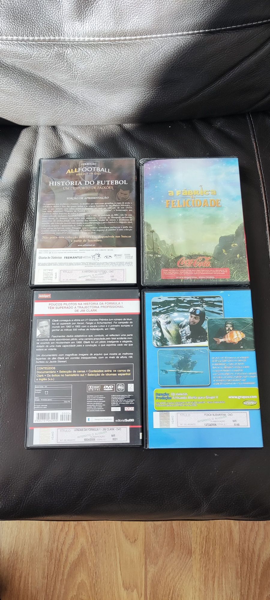 Vários DVDS originais em ótimo estado