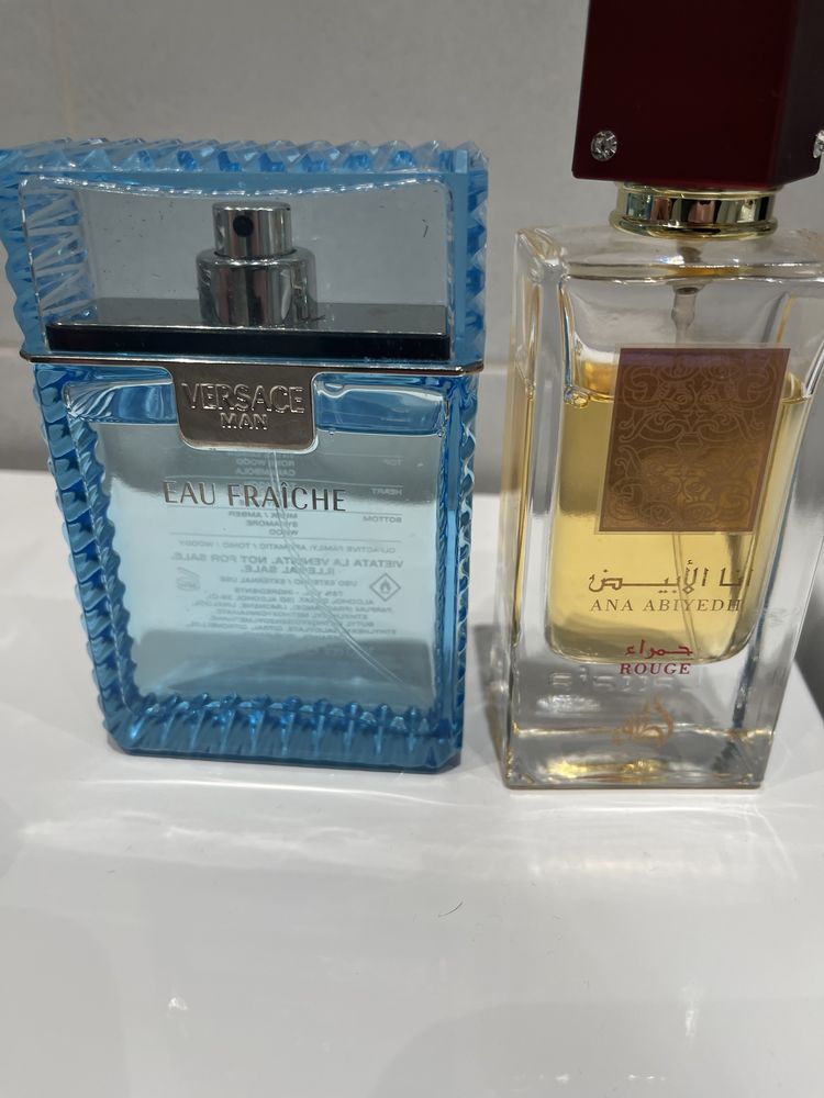 Flakony perfum +dekanty Versace ,YSL,Gucci,Prada,