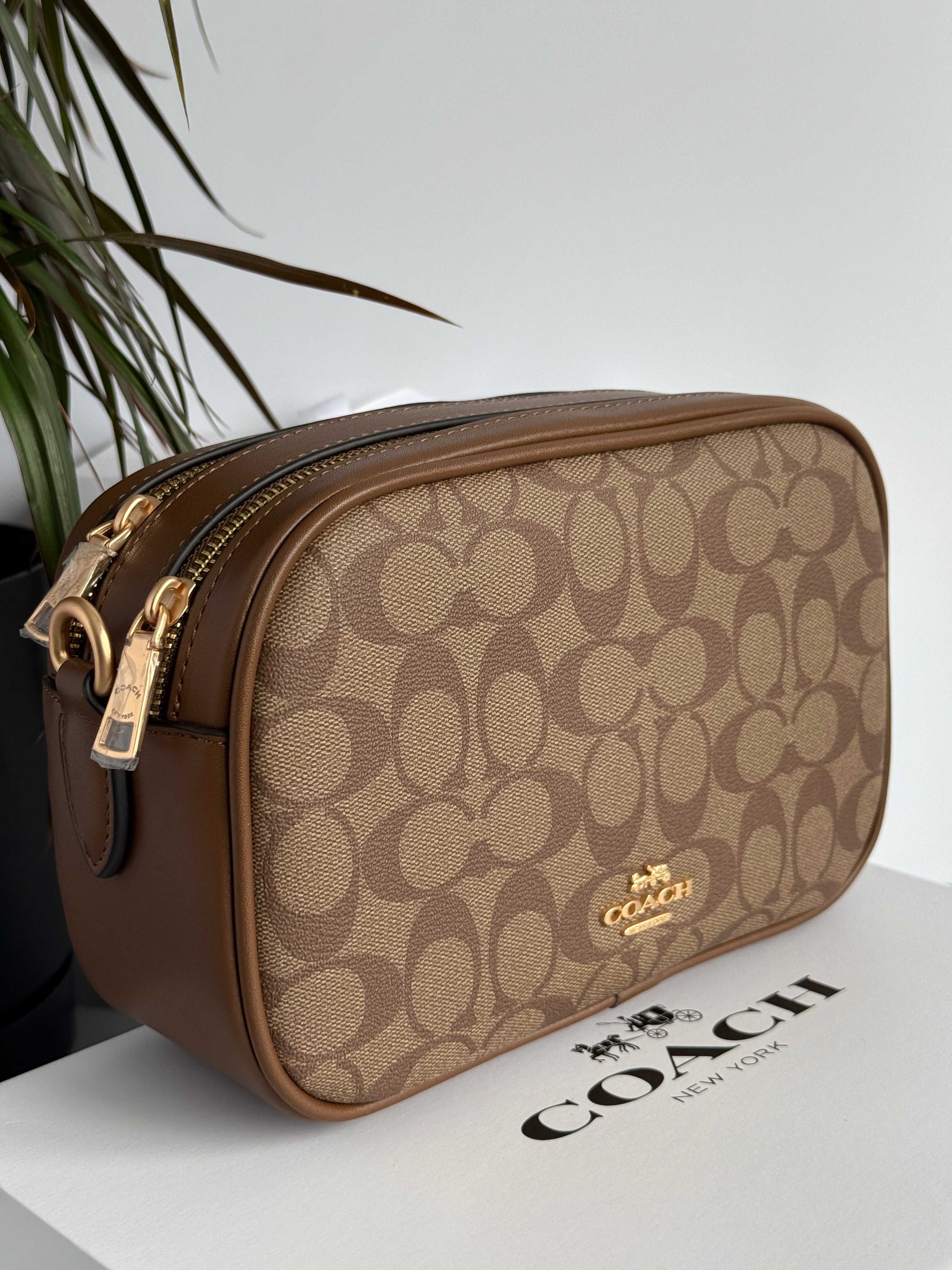 Сумка Coach Camera bag Коуч шкіряна