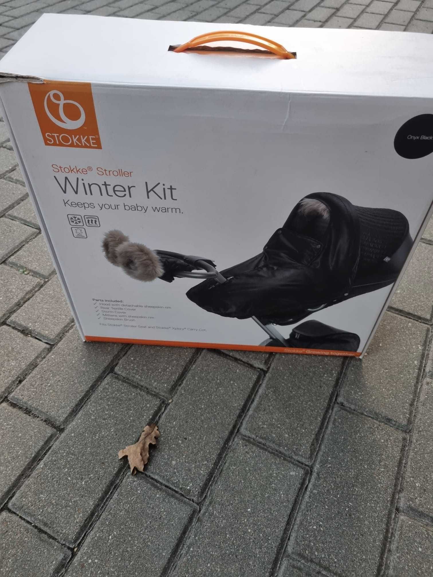 zestaw zimowy do wózka / STOKKE Stroller / WINTER KIT / ocieplacze