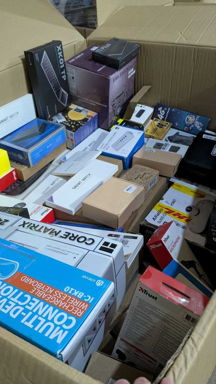 Ліквідаційна палета з Amazon – товари мультимедія! клас А, 161 кг