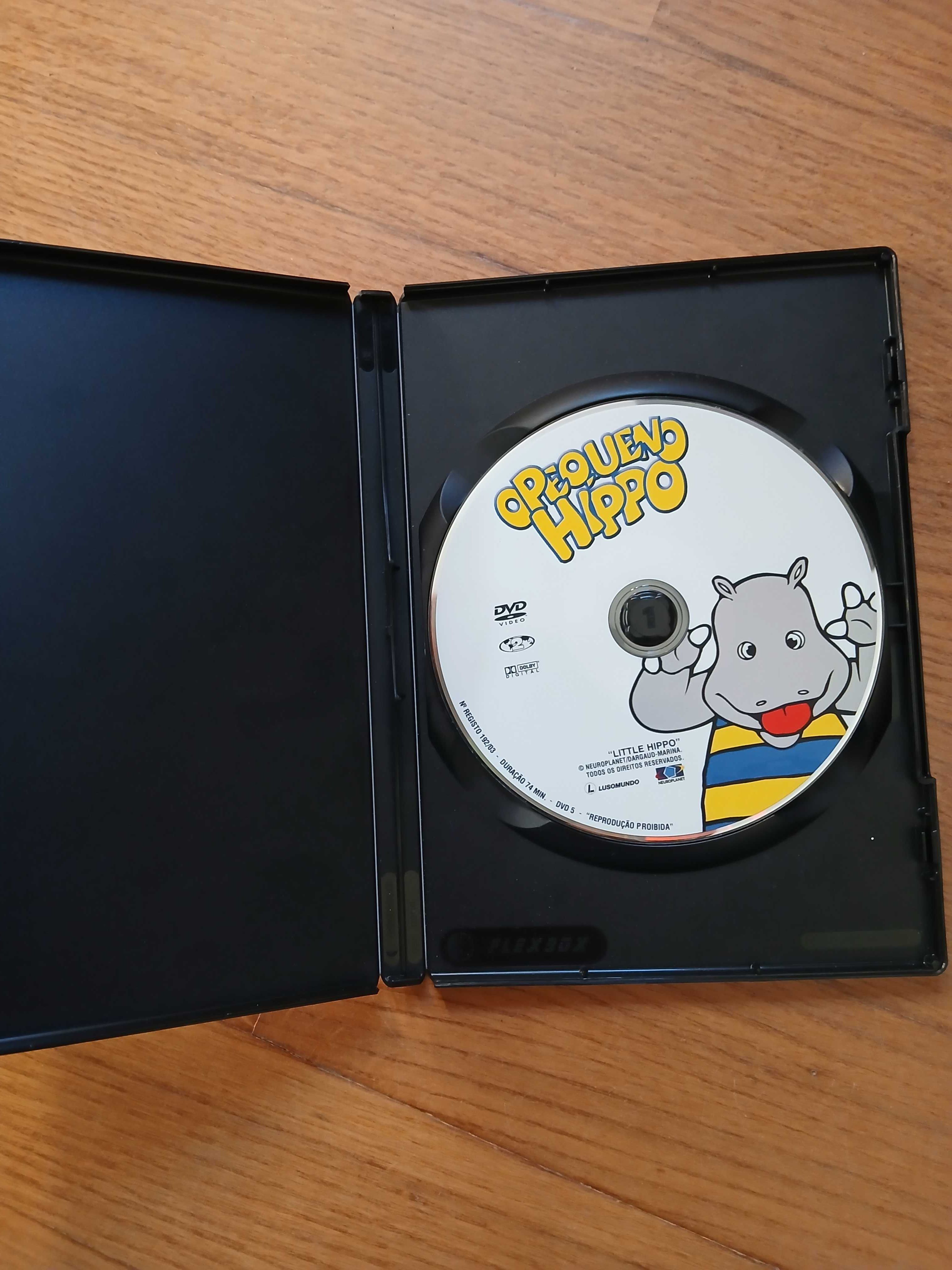 Lote 4 DVD's Infantis - Frosty, Hippo, Livro da Selva, Panda