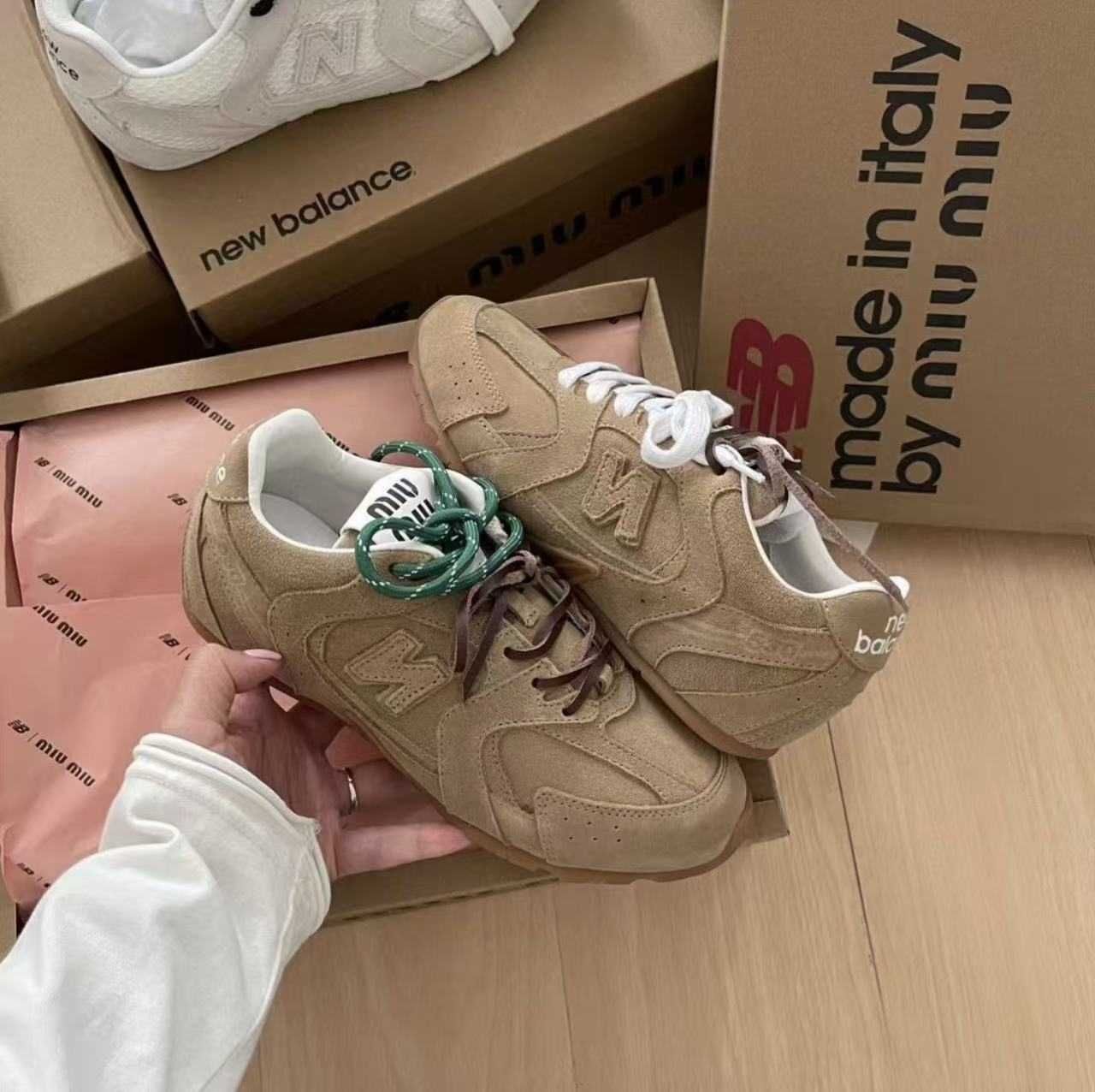Buty NewBalance x  MIU MIU Moda Obuwie sportowe rozmiar.37