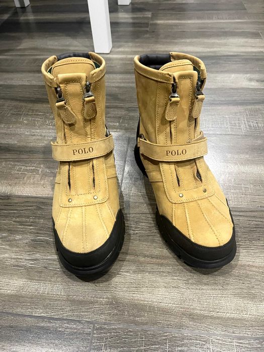 Чоботи зимові шкіряні