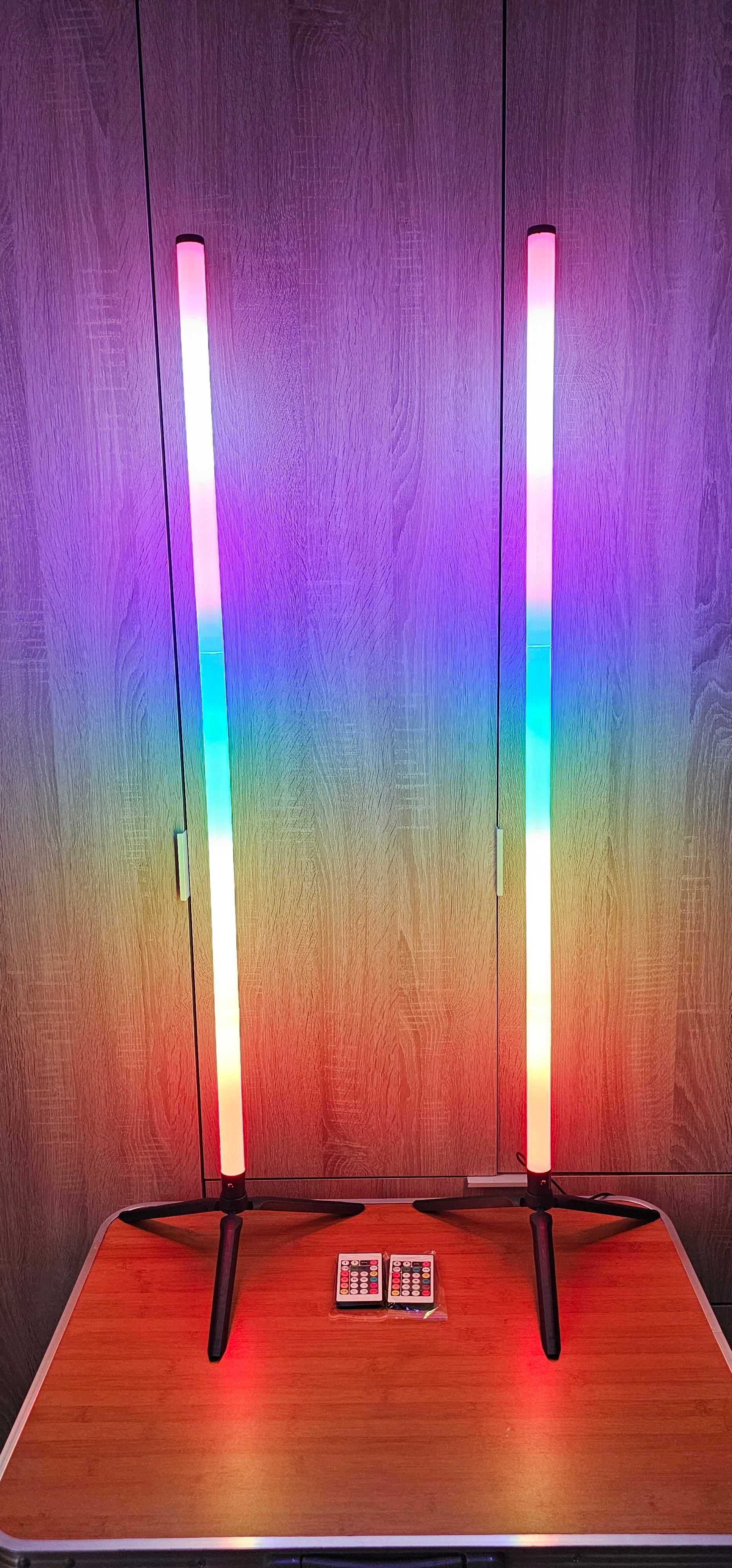 Сучасна Лампа - Торшер RGB LED  з Музичним Режимом Bluetooth Пульт