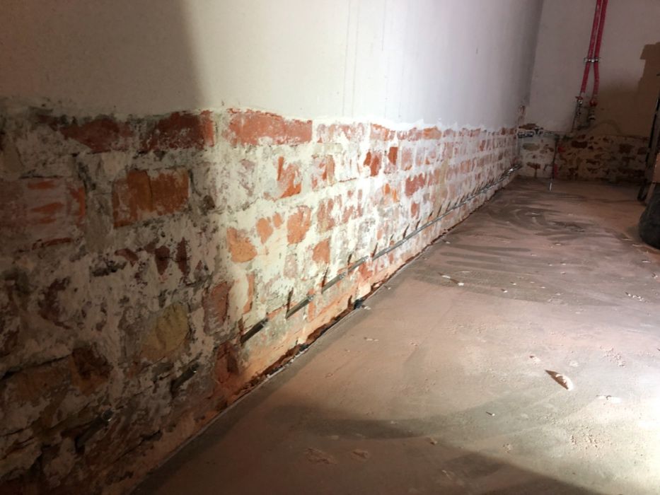 Hydroizolacje iniekcje krystaliczne żywiczne osuszanie budynków piwnic