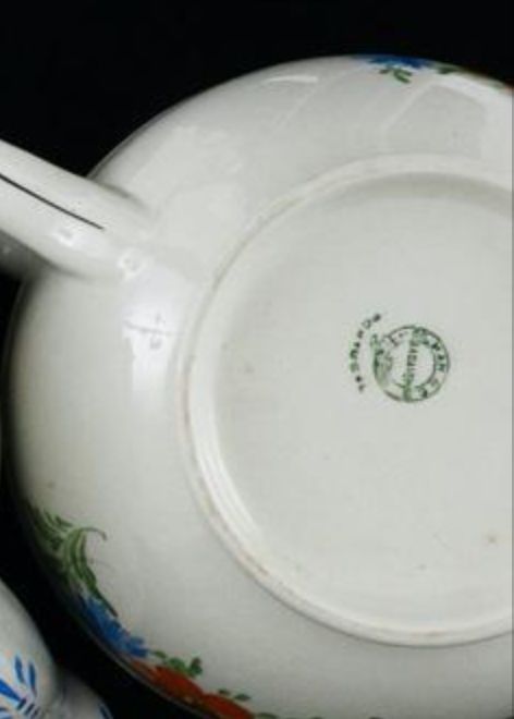 Bule antigo vintage Fábrica de Loiça de Sacavém Período Gilman