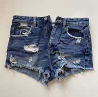 Shorty jeansowe ZARA