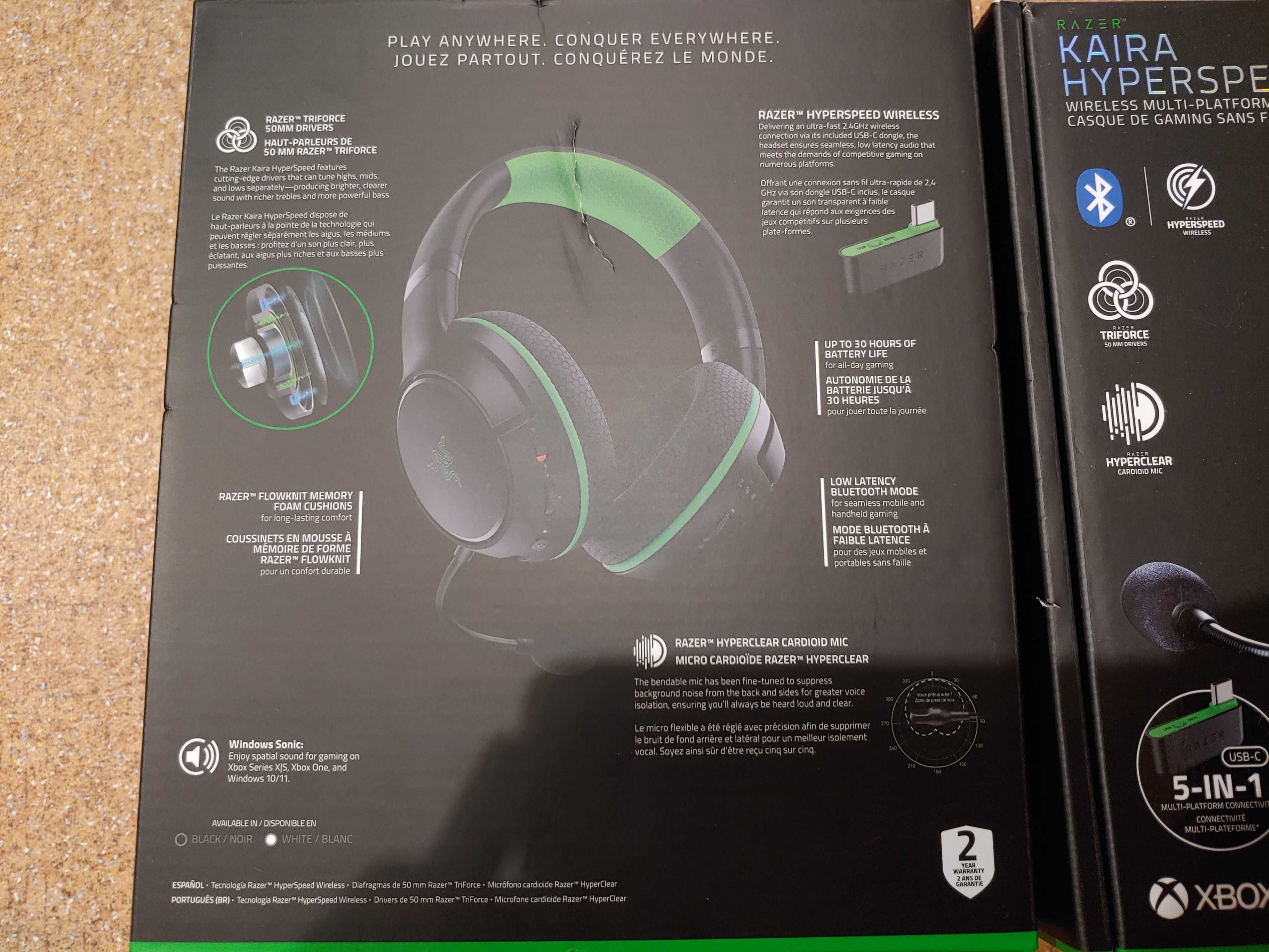 Бездротові ігрові навушники Razer Kaira Hyperspeed