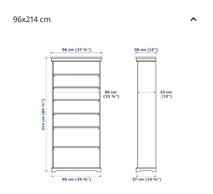 Regal drewniany Liatorp Ikea