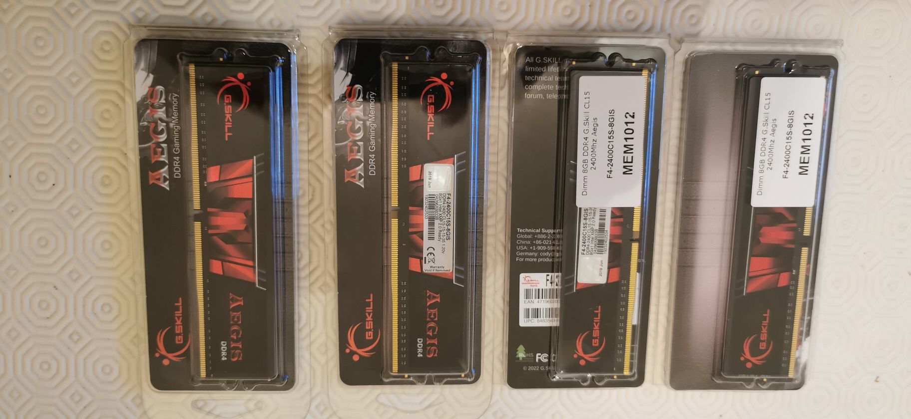 Rams G Skill 2400mhz 32G DDR4 CL15