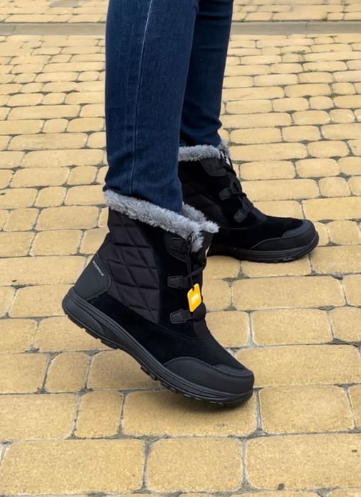 Жіночі шкіряні зимові черевики чоботи Columbia 40.5, 42 розмір