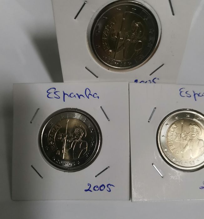 Moeda UNC comemorativa de 2€ - Espanha 2005