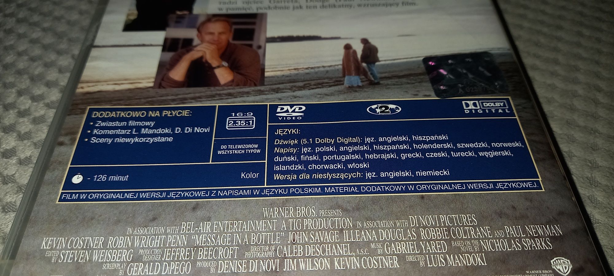 List w butelce dvd