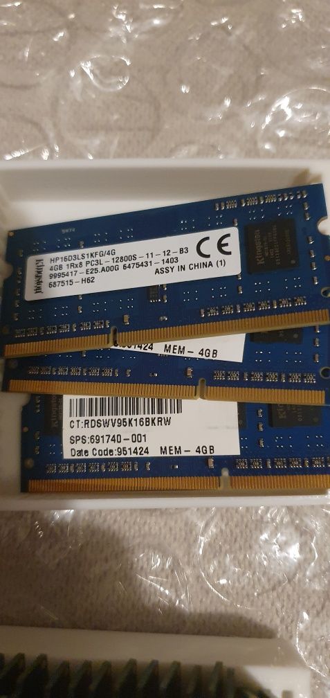 Memorias RAM SODIMM ddr3/ddr4