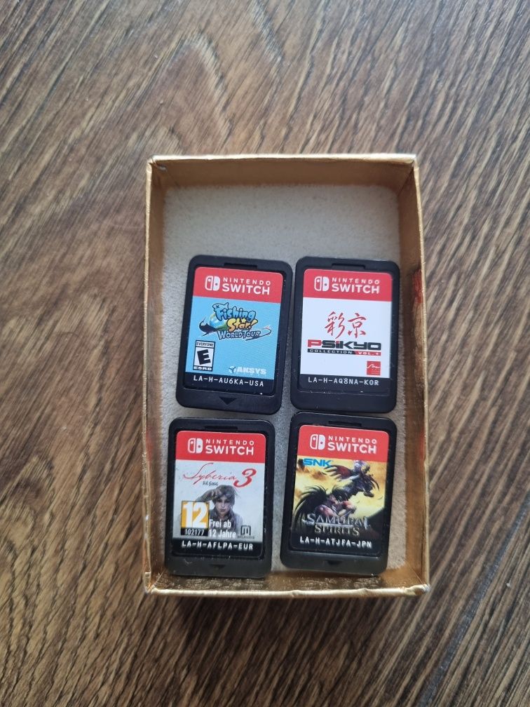Nintendo switch fishing star Syberia samurai spirits psikyo