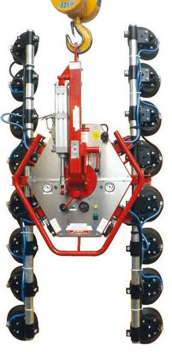 Przyssawka do szyb łukowych KAPPEL DSKZ2-400 CURVED, montaż szyb