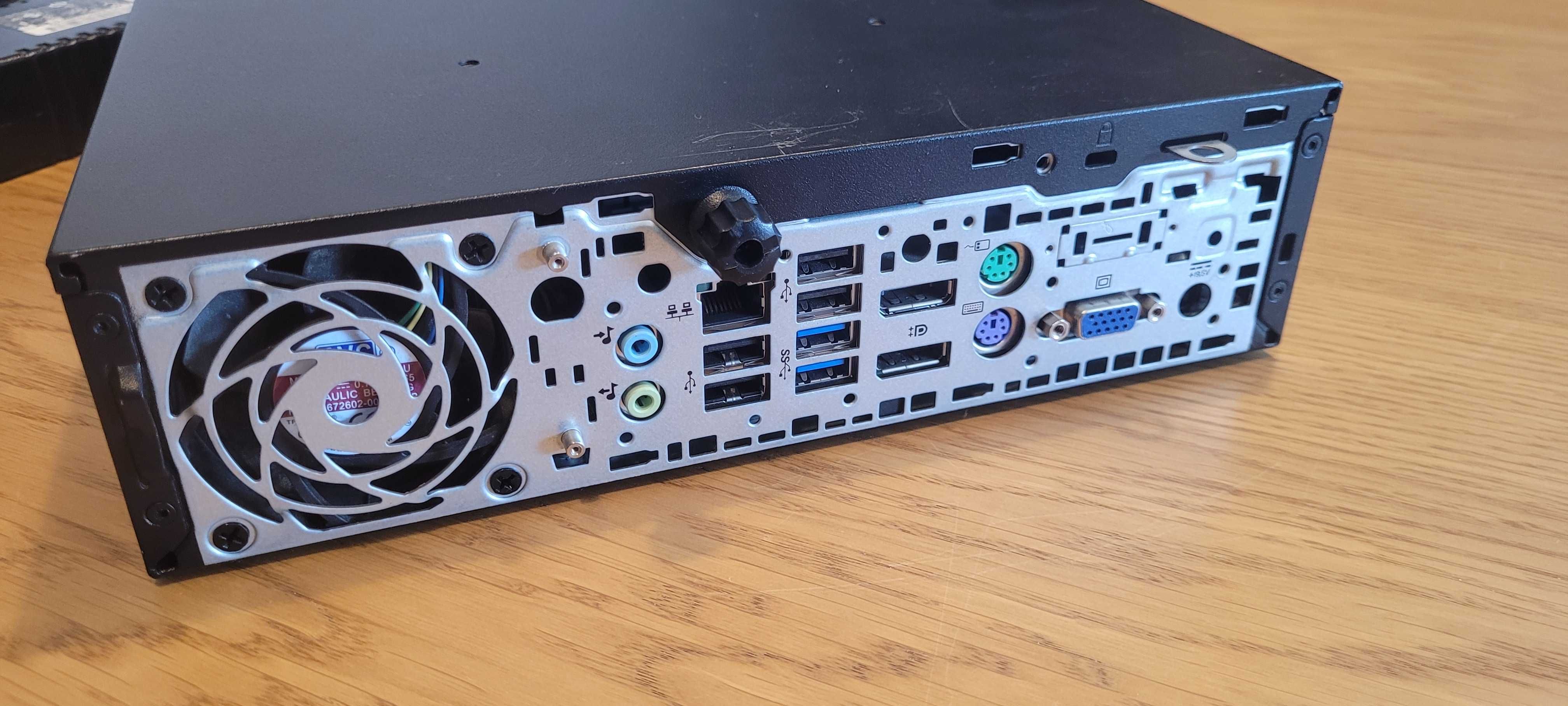 HP EliteDesk 800 G1 Ultra-slim Intel Core i5 4rdzenie 6GB RAM, 256 SSD