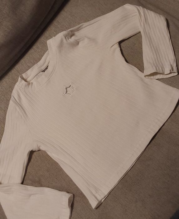 Biały top,Pepco, 140cm.