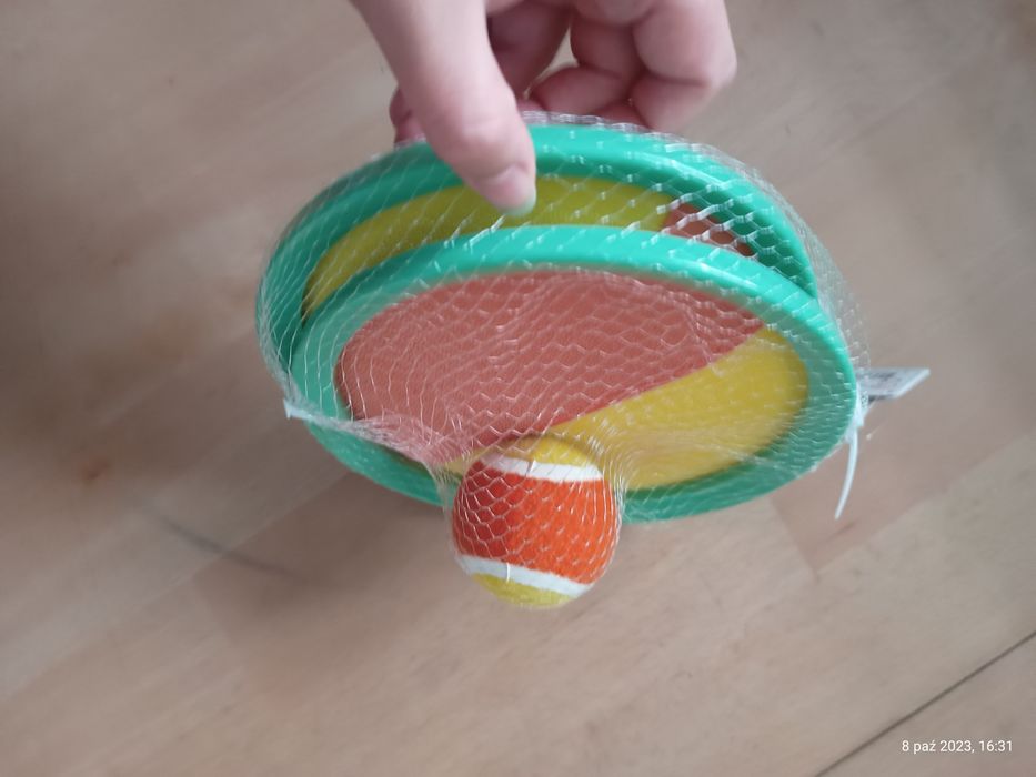 Paletki na rzepy z piłką Catch Ball gra zręcznościowa