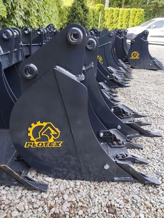 Łyżka kopiąca 40cm 50cm podsiębierna z zębami koparki 4,5T - 8,5 T Komatsu Terex JCB Volvo CAT