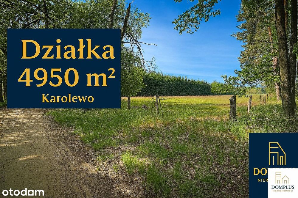 Działka pod dom jednorodzinny Karolewo.